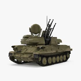 Anti Aircraft Tank ZSU 23 Shilka Rigged